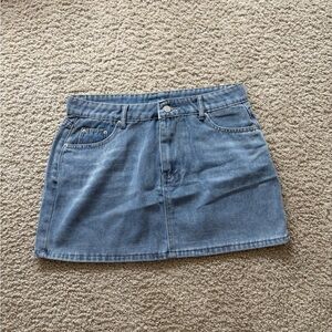 FREE PEOPLE Denim Skirt